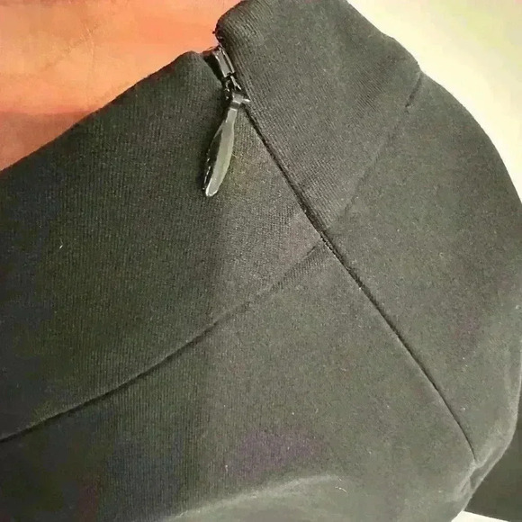 EILEEN FISHER Solid Black Rayon Ponte Stretch Zip Ankle Pants Size Small - Picture 8 of 12